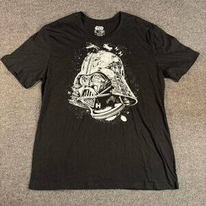 Star Wars Dart Vader Men's XL Black Fifthsun T Shirt Death Star